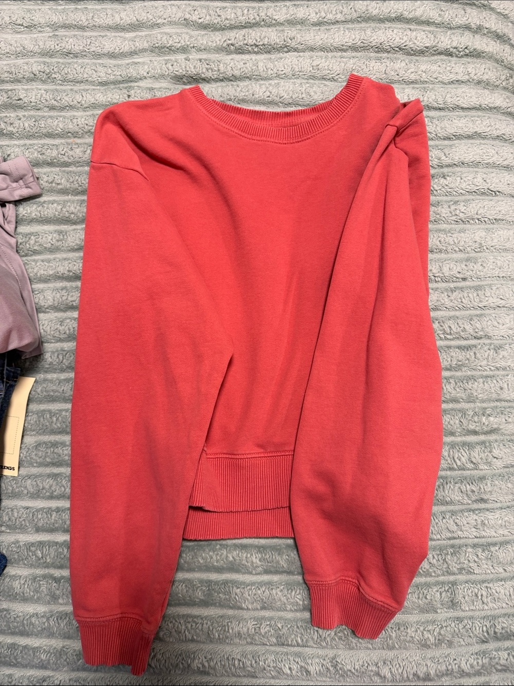 American Eagle Outfitters Coral Crewneck Sweatshirt